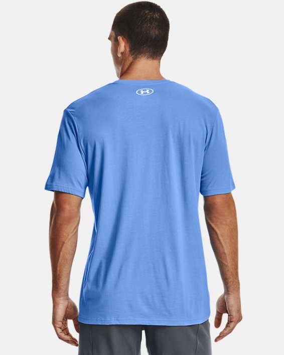 Men's UA Stacked Logo Fill T-Shirt, Blue, pdpMainDesktop image number 1
